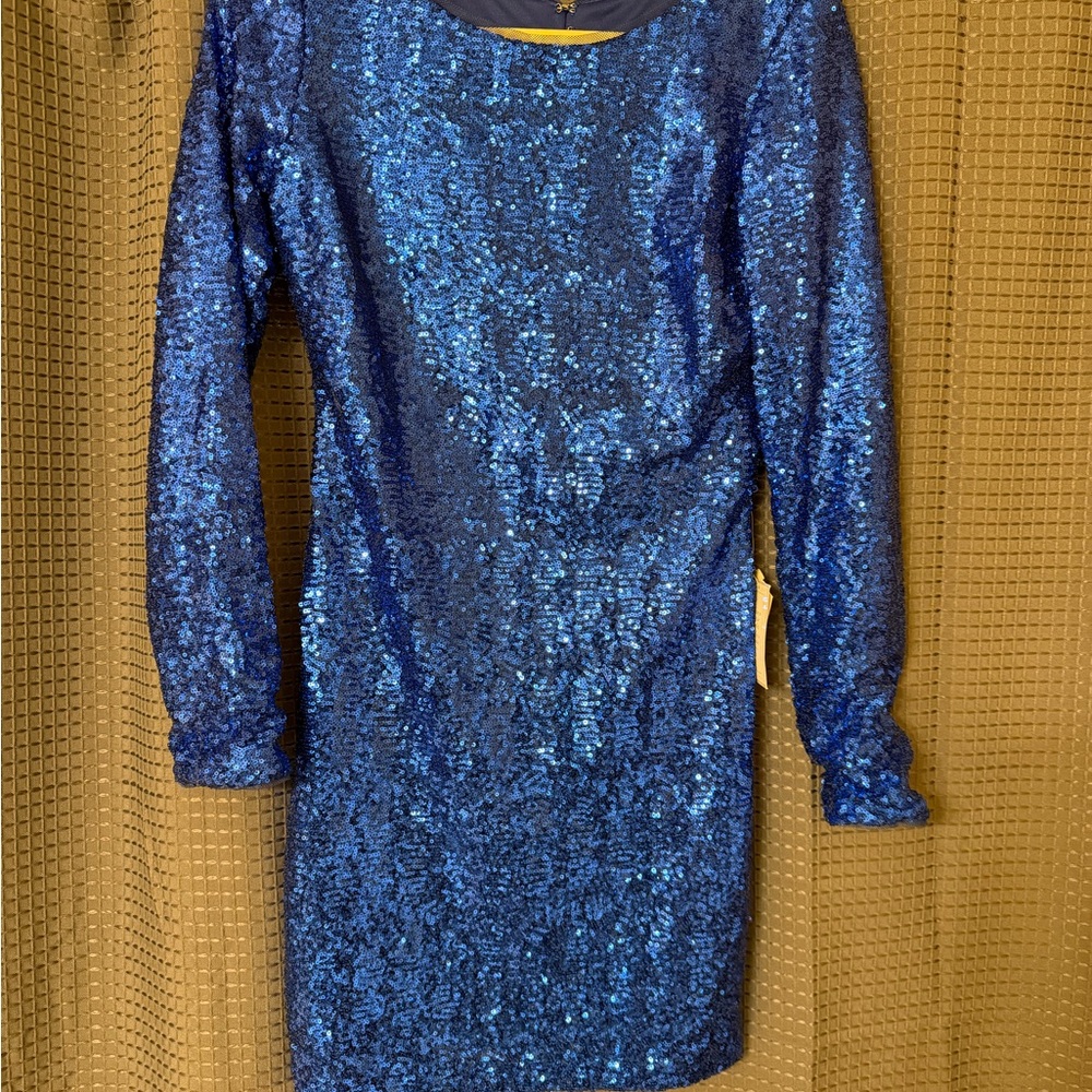 NWT Royal Blue Sequin Dress